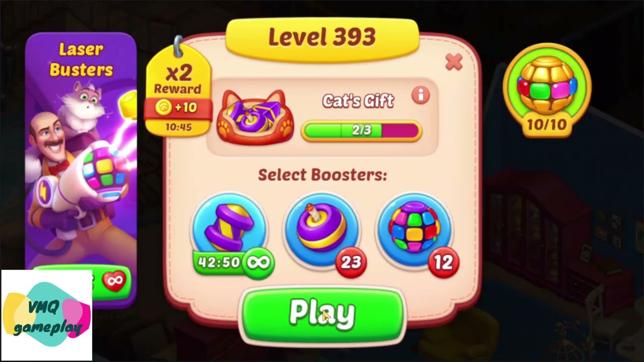 Homescapes level 391 to 395 - VMQ gameplay