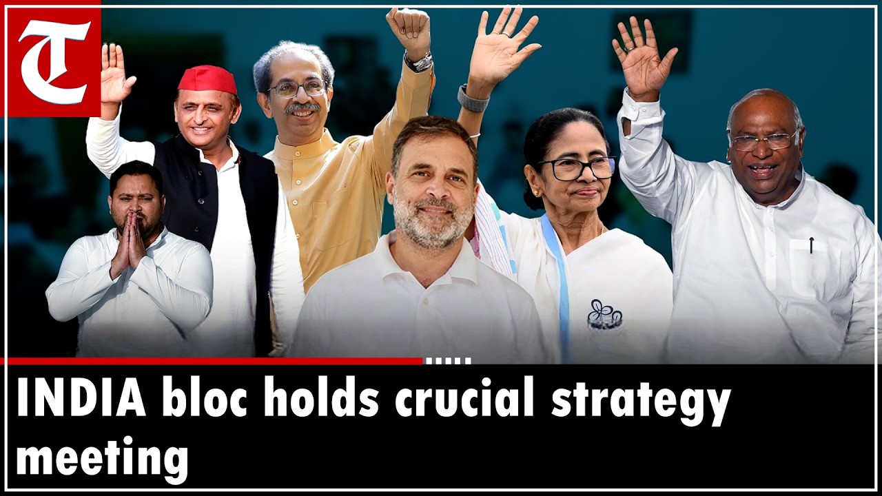 LIVE: INDIA Bloc meeting in Delhi, TMC ,Congress and 22 other opposition parties attending key meet