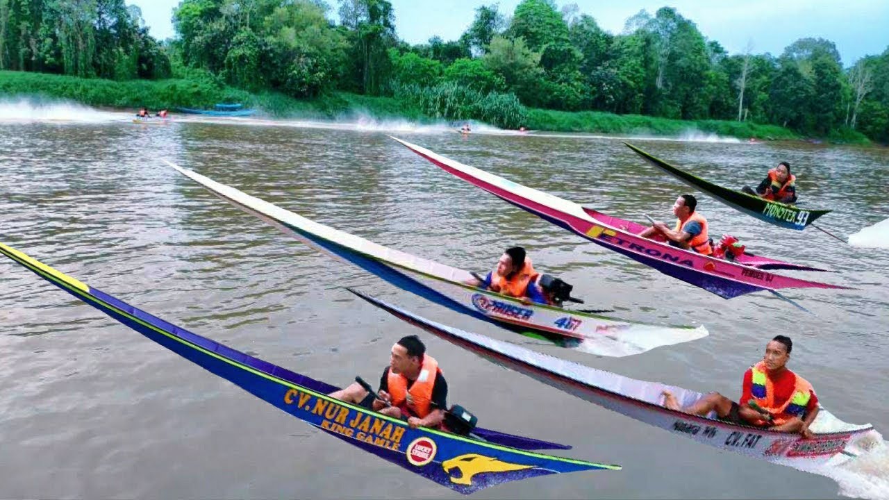 LOMBA PERAHU BALAP KETINTING TERCEPAT DI INDONESIA !!!