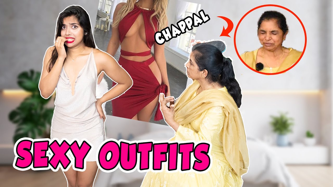 MY STRICT MOM REACTS TO MY SEXY OUTFITS !!☠️☠️ *Band Baj Gai *🩴