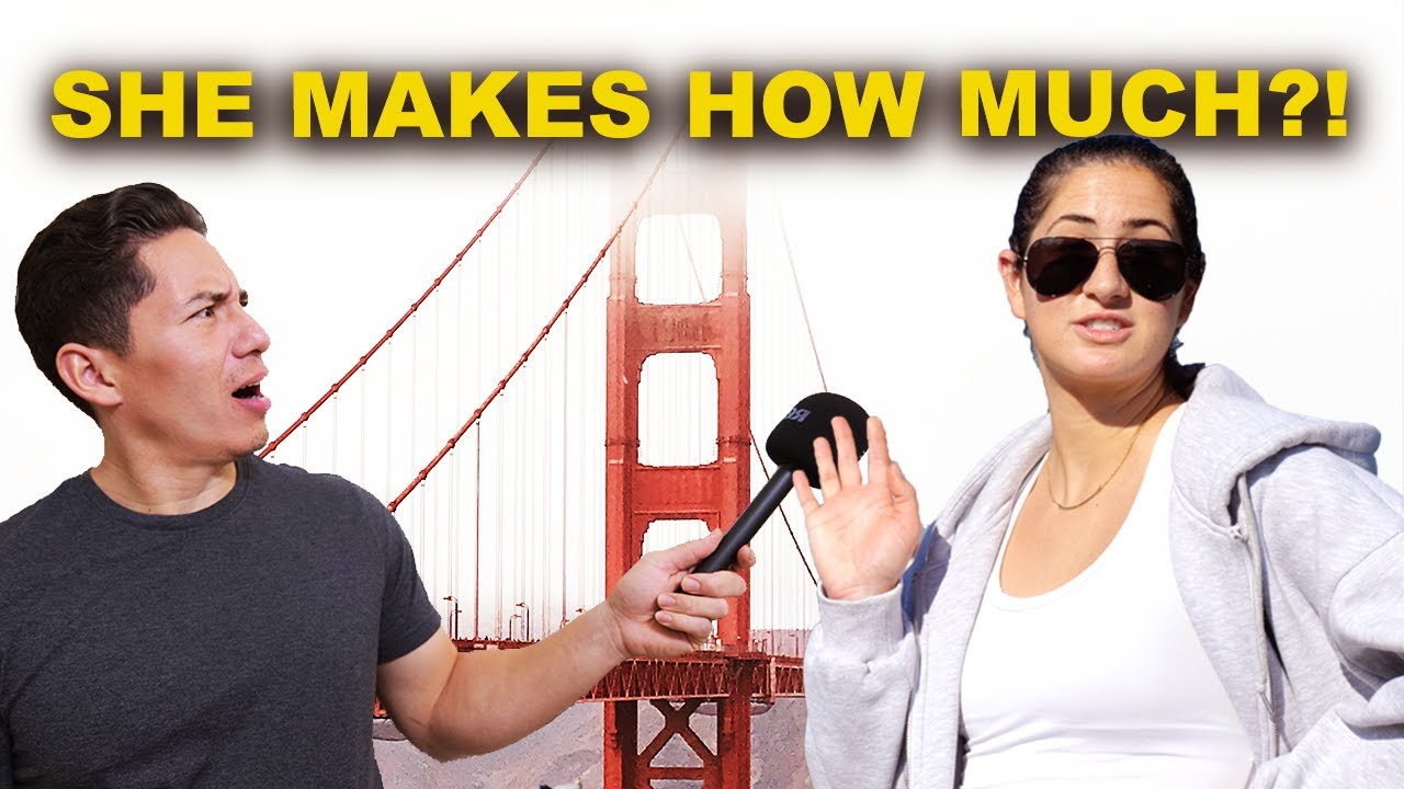 Asking People in San Francisco How Much MONEY They Make! SF Marina District, CA