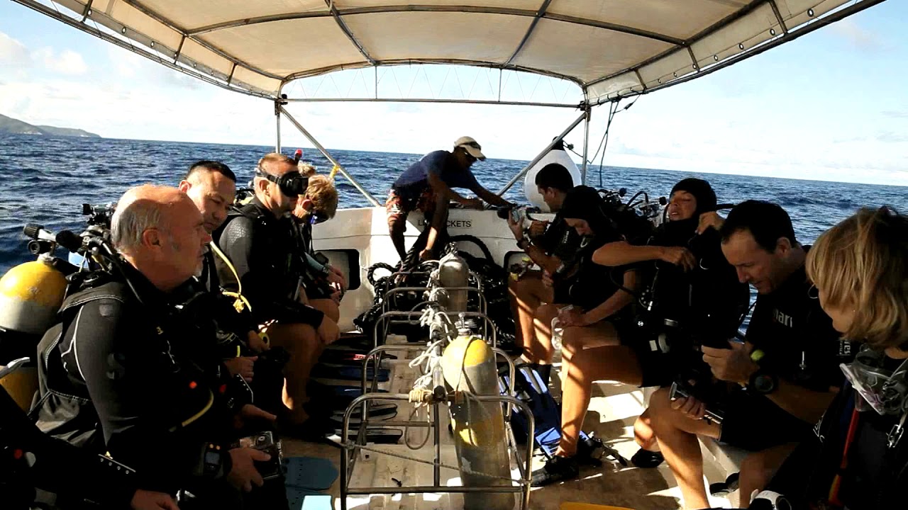 Scuba diving in the Seychelles