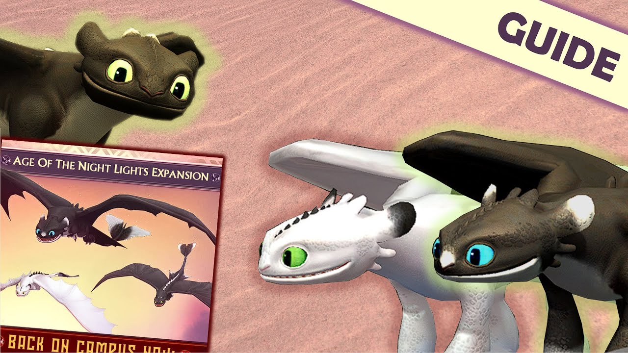How to Get Adult Night Lights? - Dart, Pouncer & Ruffrunner - School of Dragons