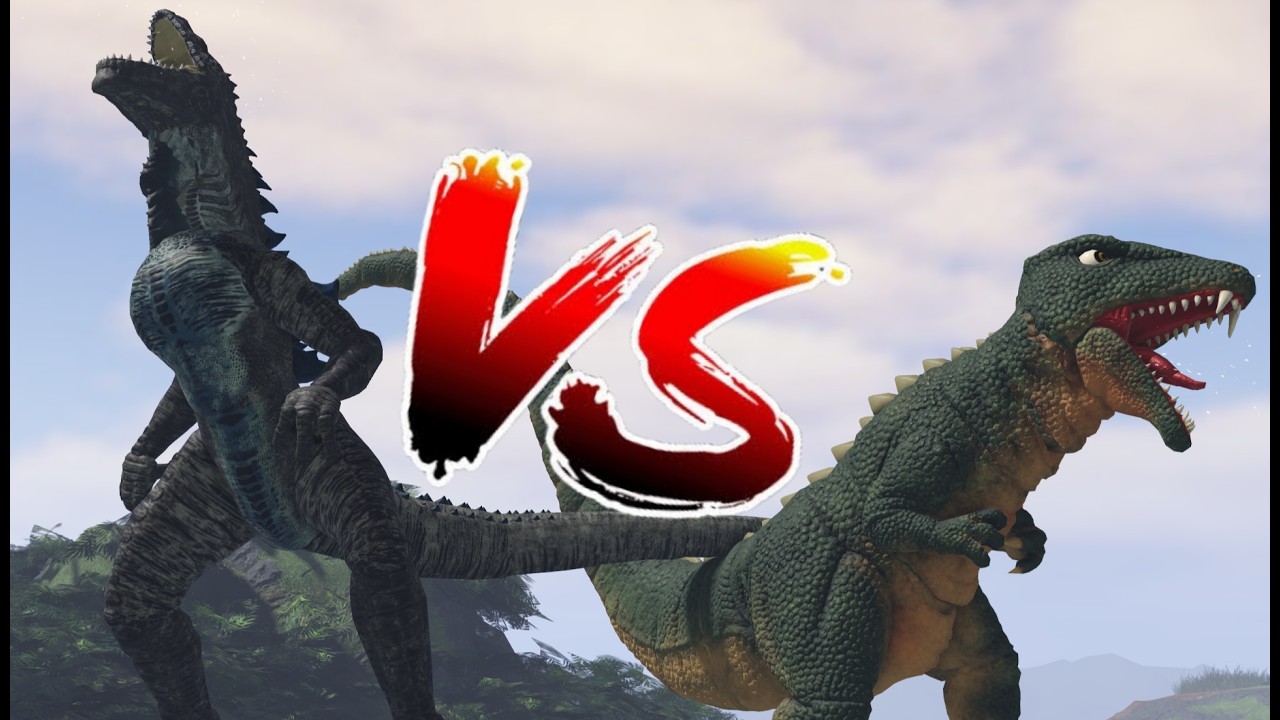 Gorosaurus VS Zilla short cinematic [Titan Bash]