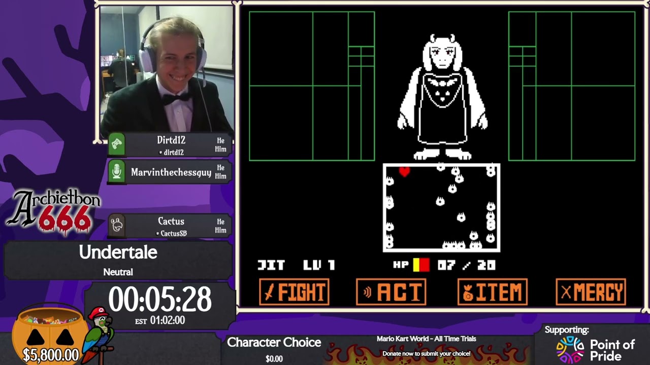 Archiethon 666 || Undertale — Neutral by Dirtd12