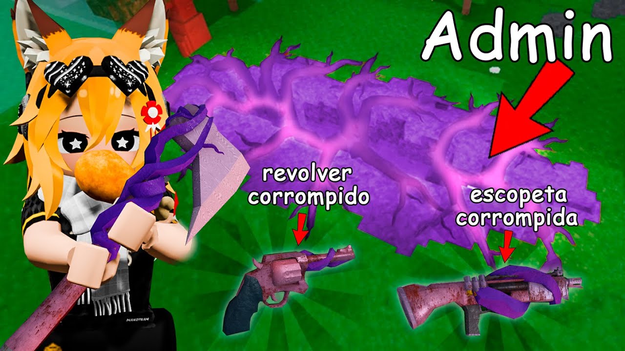 Usei as NOVAS Armas Corrompidas com PODERES de ADMIN no 99 Noites 👑⚔️