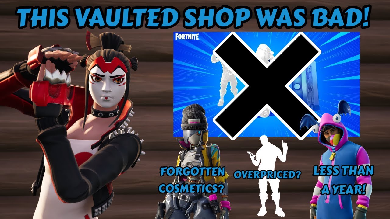 This Recent Vaulted Shop Was Bad! Vaulted Shop RANT! (Fortnite Battle Royale)
