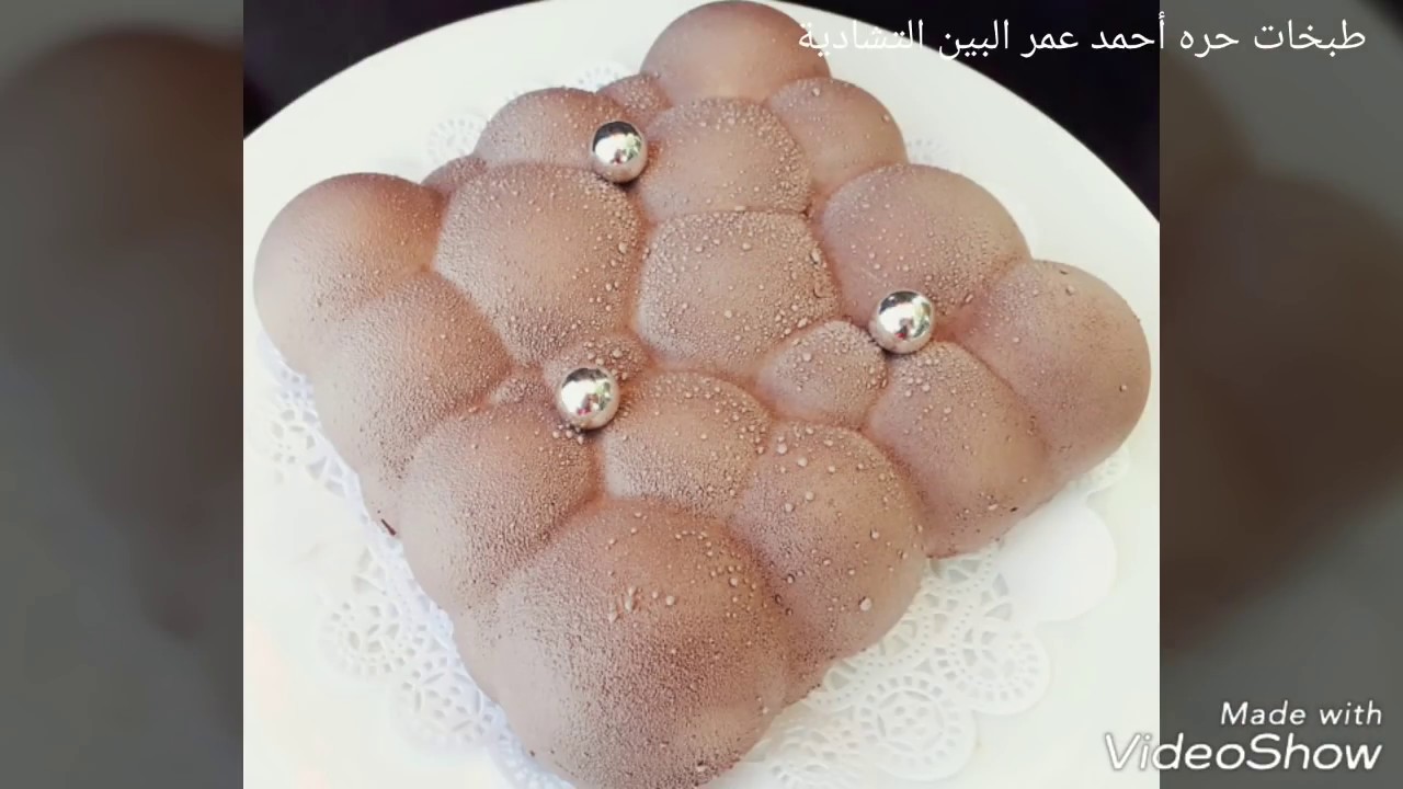 الموس المخملي او الكيكة المخملية 🍰Velvet Textured Mousse or Velvet Textured Cake