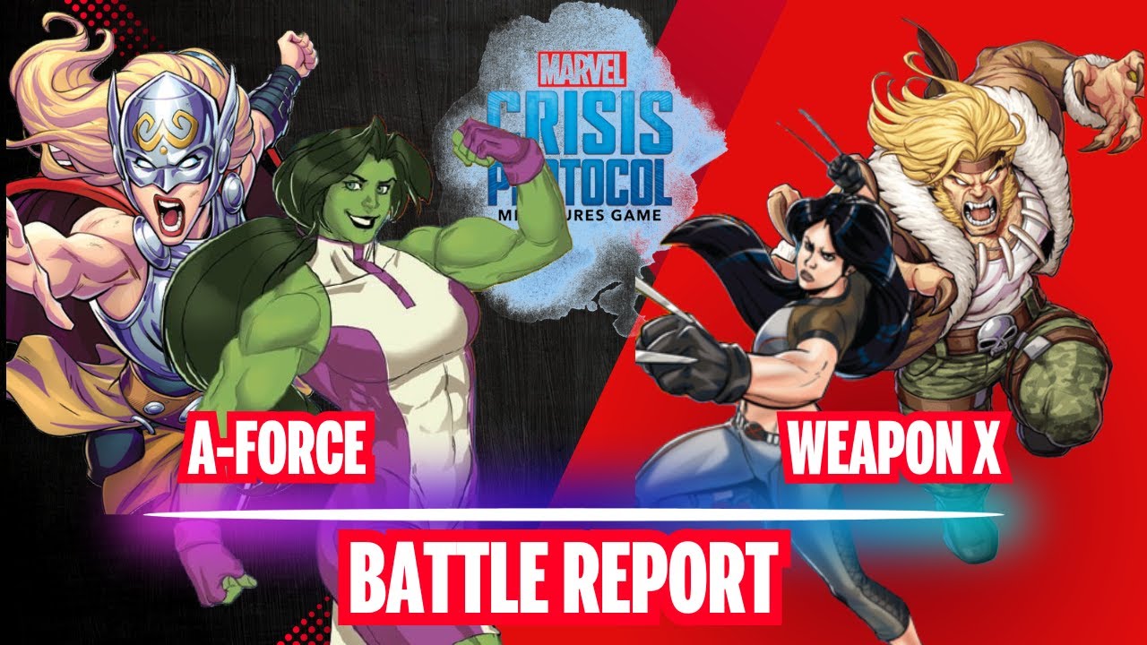 Marvel Crisis Protocol Battle Report A Force vs Weapon X S05E32