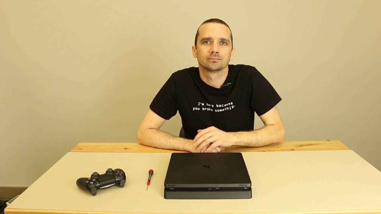 PS4 Slim - Get Your Stuck Disc Out - Manual Eject Screw