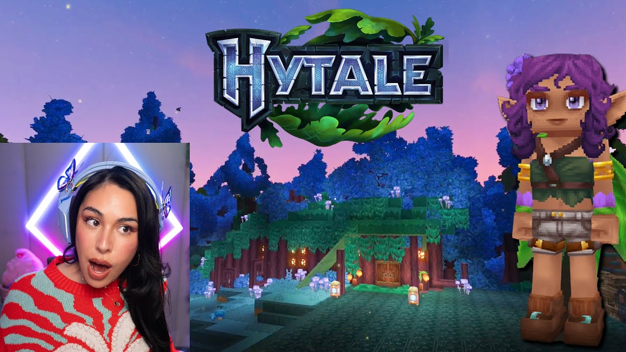 iHasCupquake plays Hytale and builds a hobbit house
