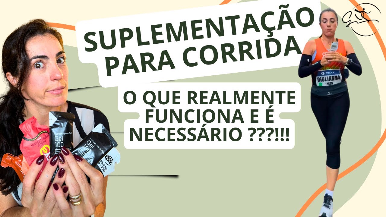 Suplementação para corredores: O que realmente funciona ?! Gel de carboidratos, creatina, whey ...