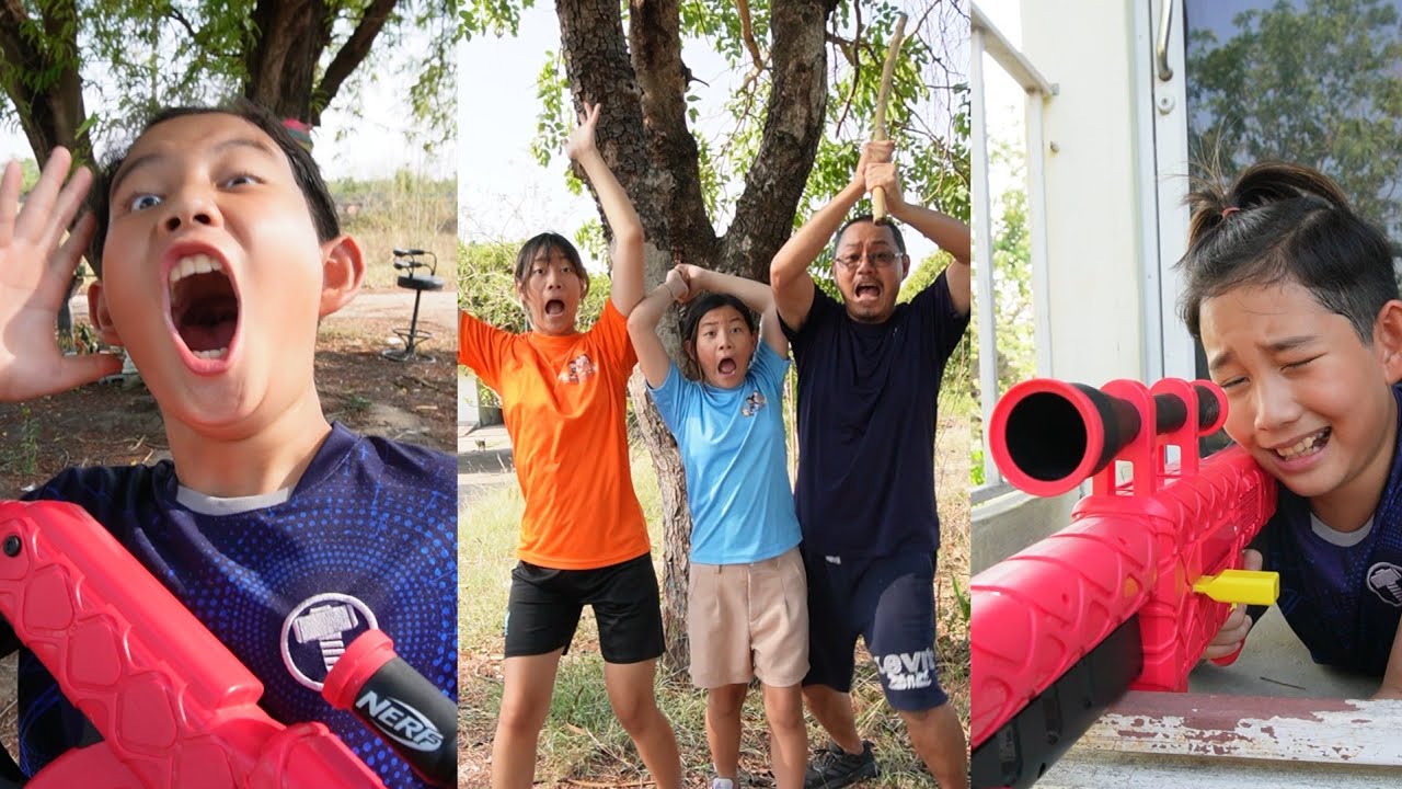 The Sigma Sniper‼️ and His Roblox Nerf Gun and a Mad Dog😂👹 | JJaiPan