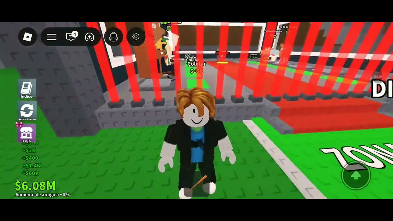 Jogando roube um brairot 