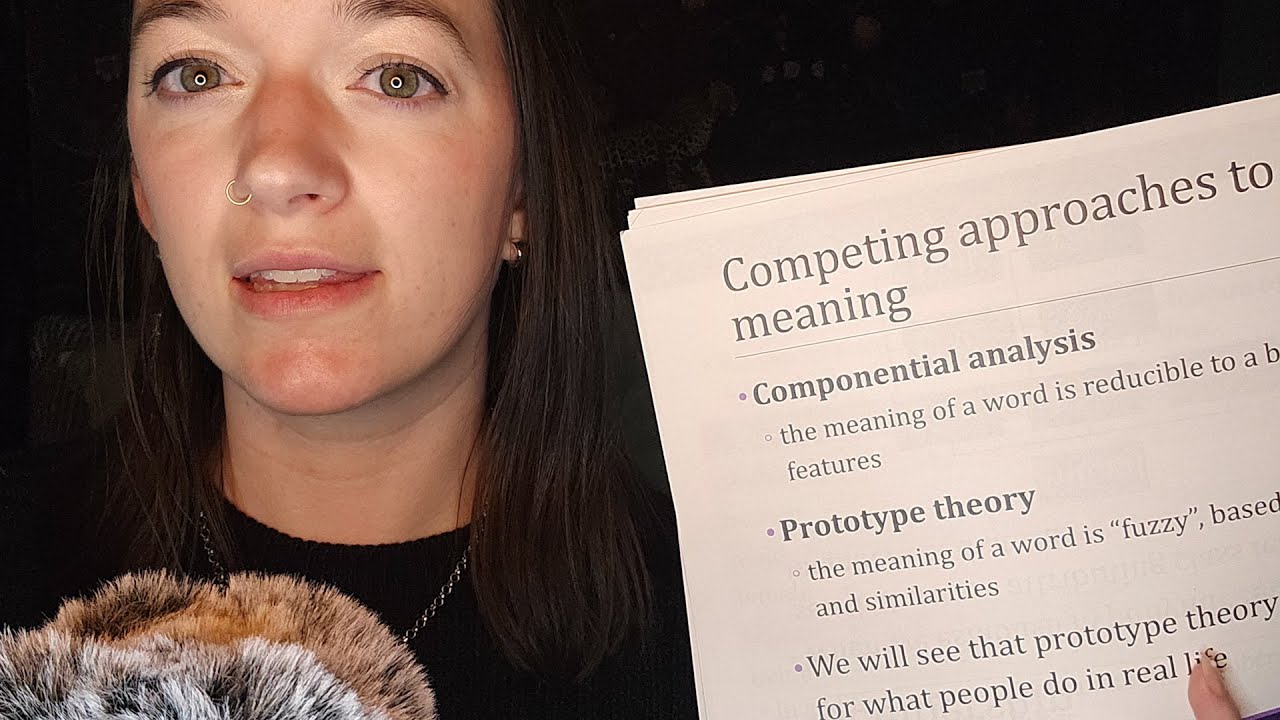 asmr 💬 theories of semantics 💬 teaching you about semantics part 2 💬 soft spoken