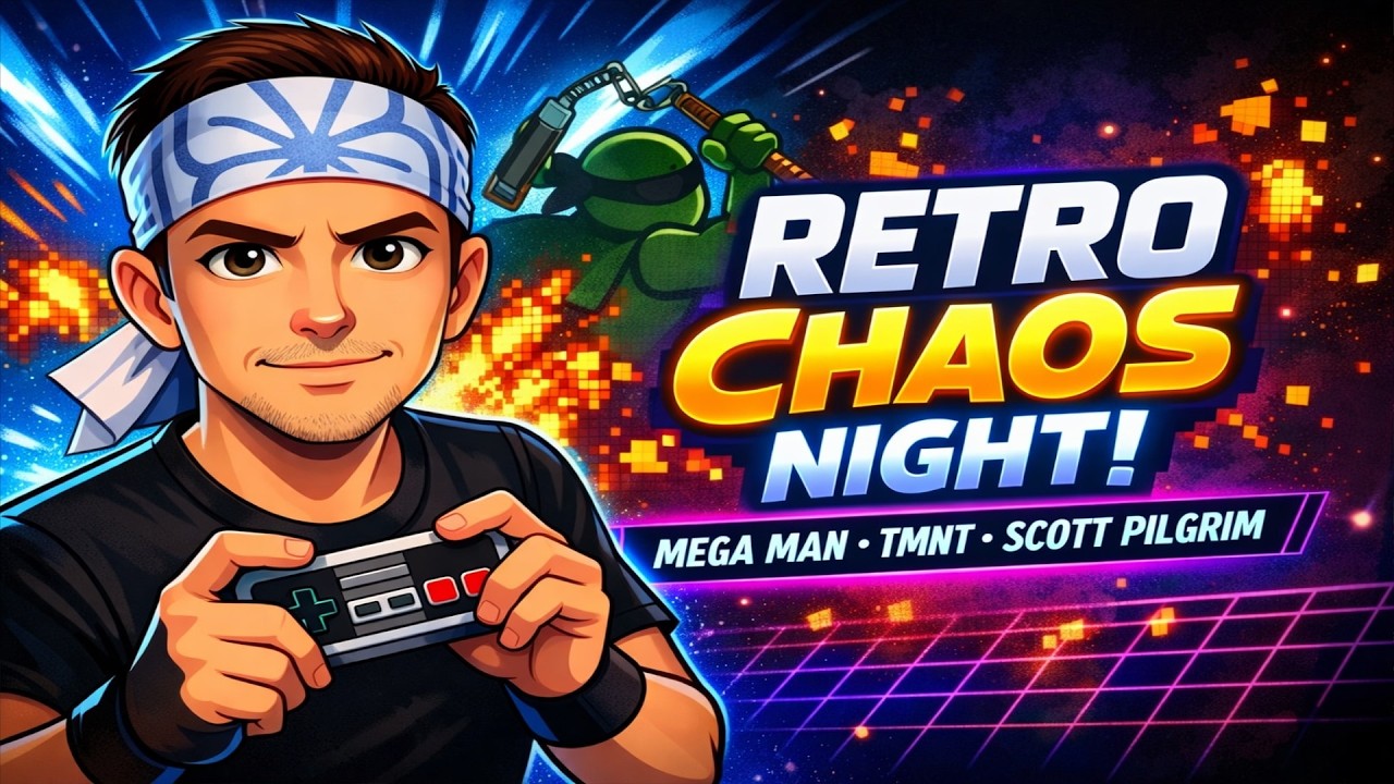 Mega Man 10 → TMNT 3: Manhattan Project → Mega Man 3 → Scott Pilgrim | Retro Stream!