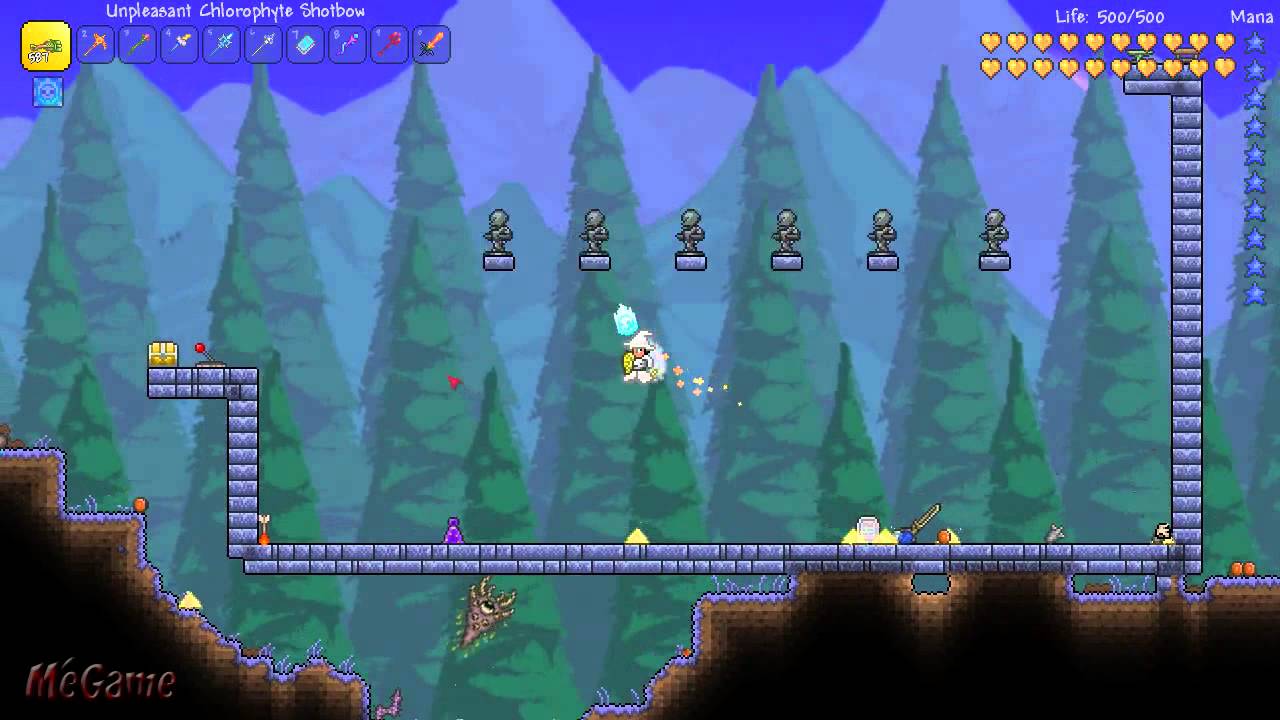 Terraria Weapon Guide: Chlorophyte Shotbow