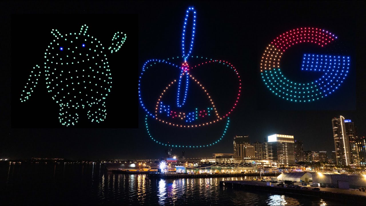 Google Drone Show in San Diego