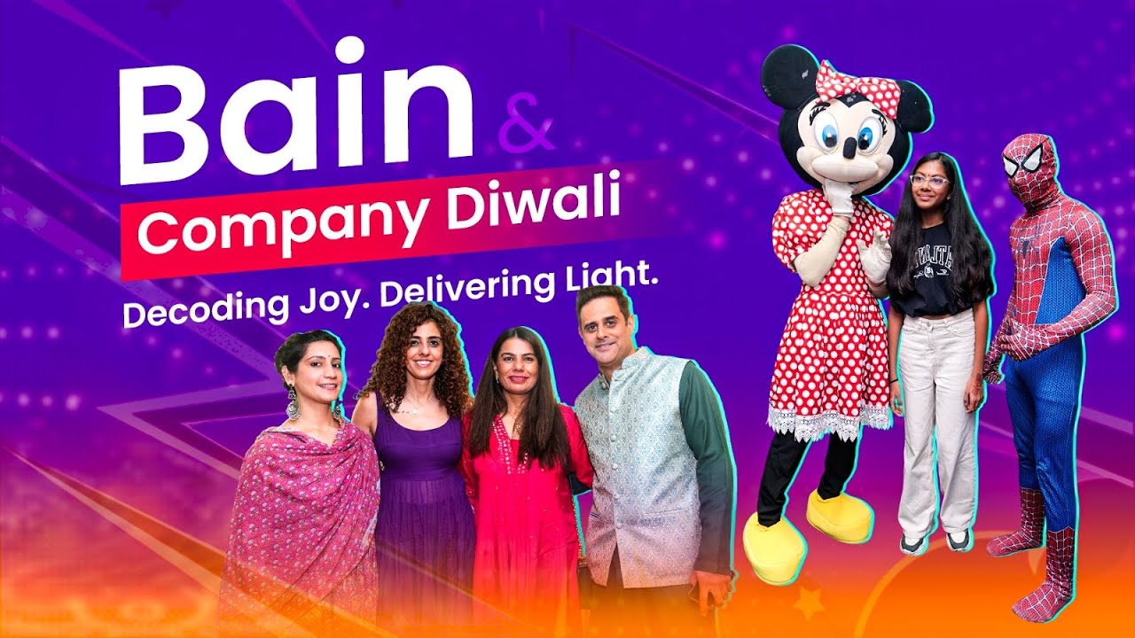 Bain & Company | Diwali Party and Family Day Event | Best Corporate Event Planner | SKIL Events