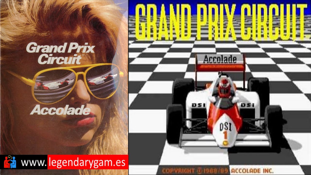 Grand Prix Circuit - Accolade - (1988) - Full Championship - C64 - Commodore 64 - Longplay