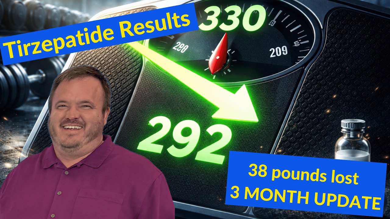 3 Month GLP-1 Weight Loss Update: Down 38 lbs (ZERO Muscle Loss on Tirzepatide)