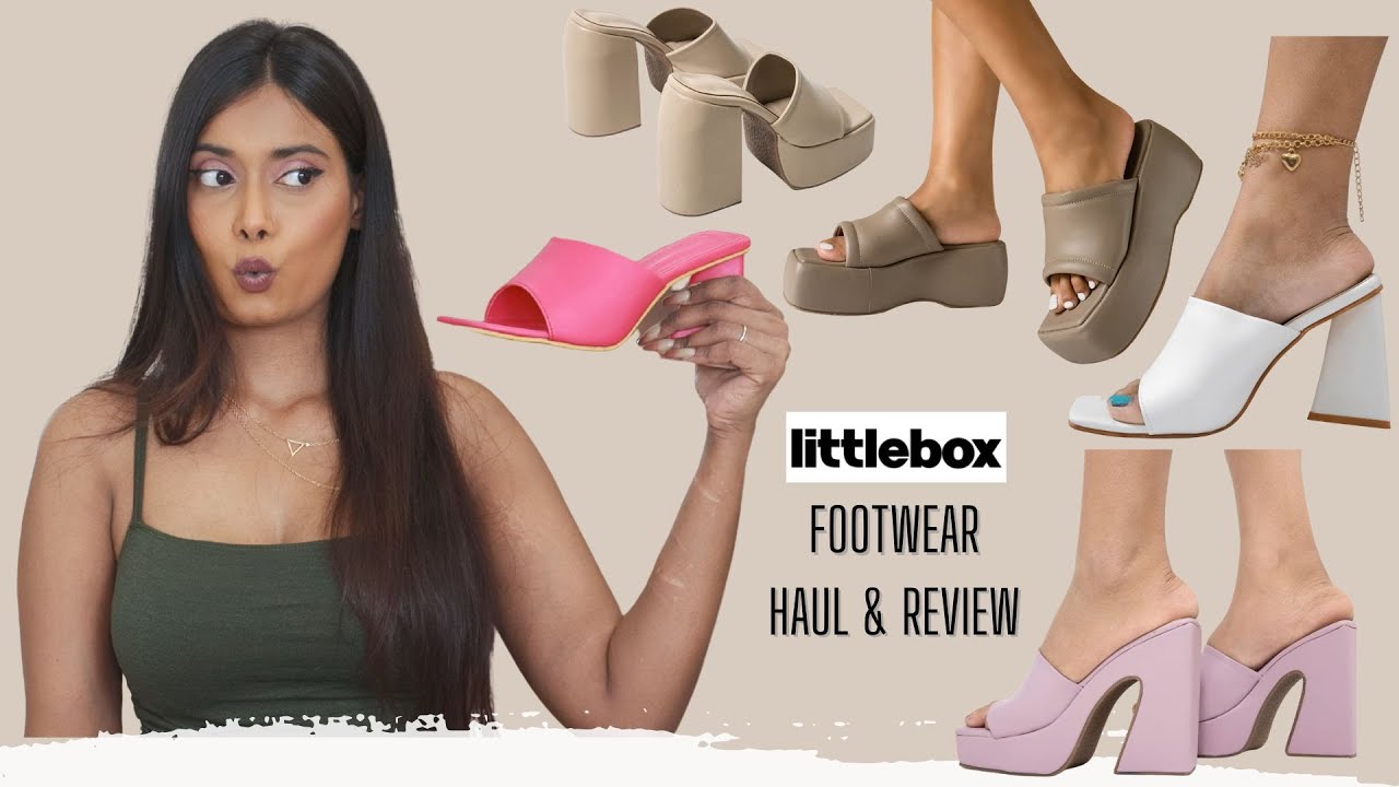 Littlebox Footwear Haul | Littleboxindia India heels| platform | ASH WINI