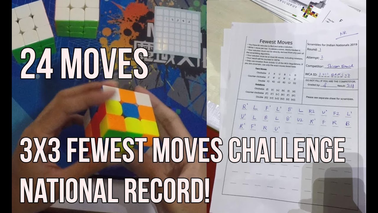 24 Moves Fewest Moves NR breakdown!