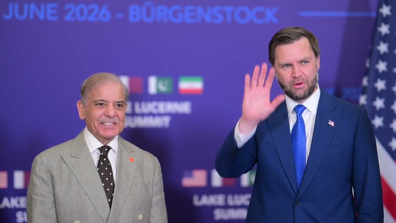 PM Shehbaz Sharif Meets U.S. Vice President J.D. Vance 🇵🇰🇺🇸