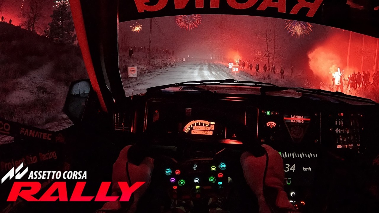 Monte Carlo at Night Looks ABSOLUTELY STUNNING in AC Rally!