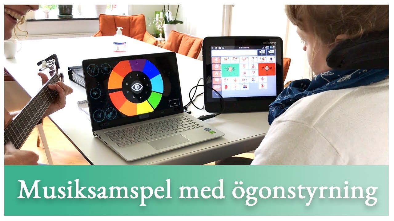 Musiksamspel med ögonstyrning