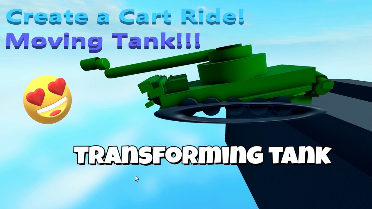How to Build a Moving or Transforming War Tank, Create a Cart Ride!