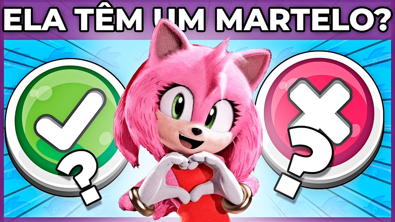 ✔️❌ VERDADEIRO OU FALSO 🦔⚡🔵 SONIC l  35 perguntas sobre o ouriço mais irado #quiz #macaquiz #sonic
