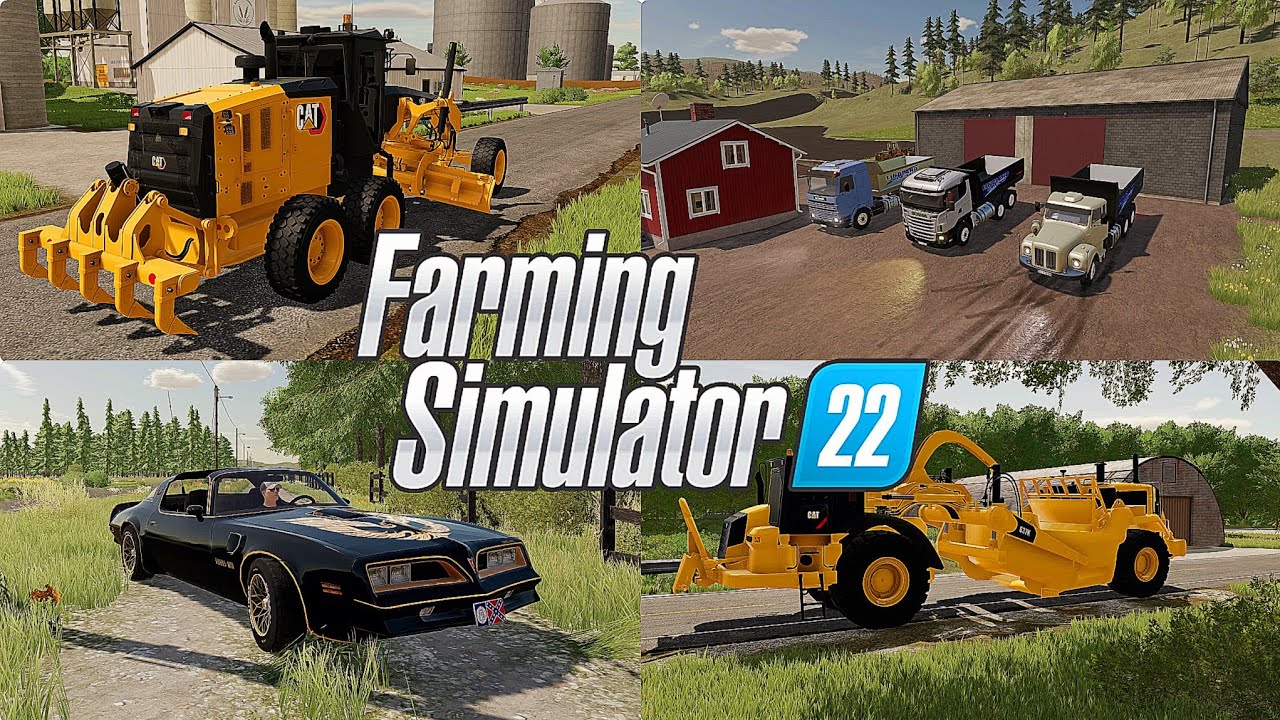 THE BEST MODS THIS WEEK | CATERPILLAR | OLD GENERATION SCANIA PACK - Farming Simulator 22