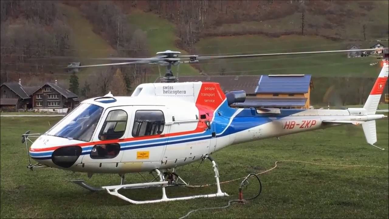 Swiss Helicopter AS 350 B3 Ecureuil flight with Logging Long Line