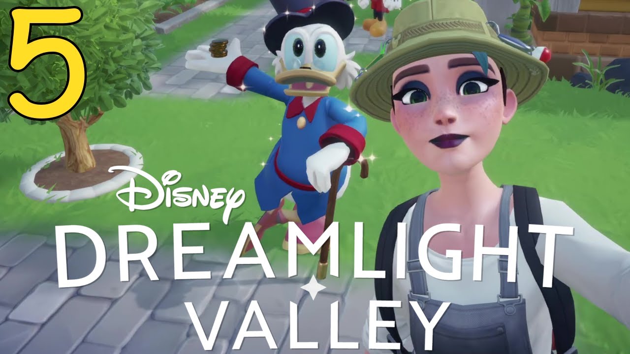 Disney Dreamlight Valley Longplay - Opening a Restaurant and Fixing a Garden  - No Commentary