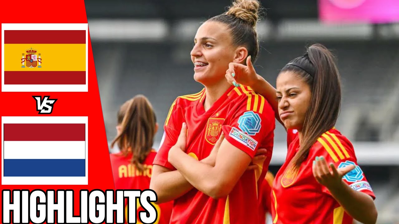 Spain vs Netherlands | All Goals & Highlights | U19 Women’s Euro Final | 27/07/24