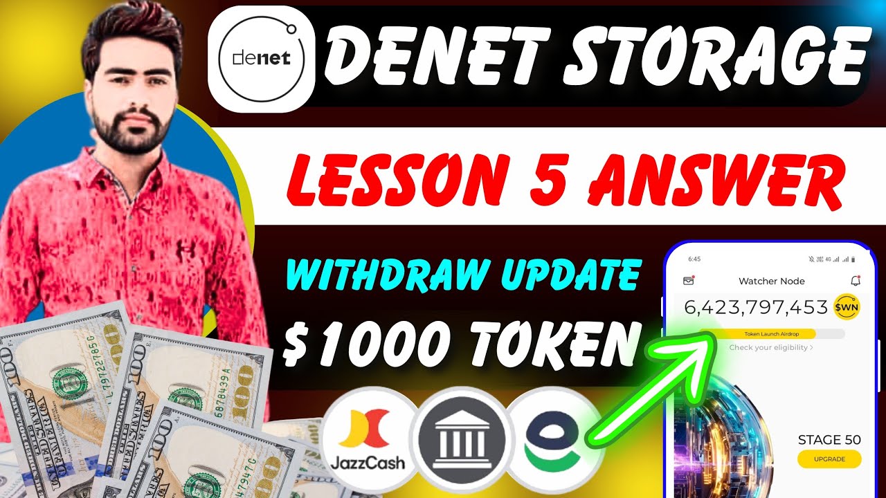 how to withdraw denet storage airdrop | denet storage airdrop withdrawal | denet airdrop withdraw