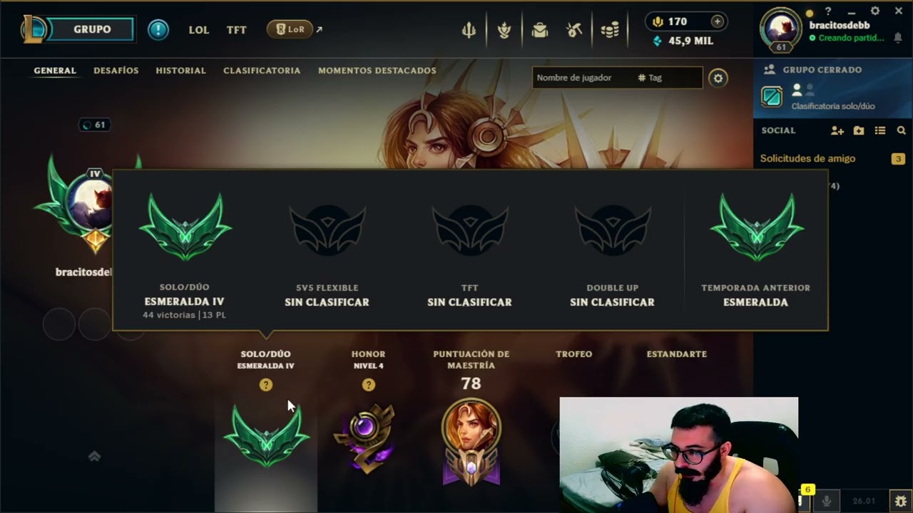 NUEVO MENTAL Y PERFORMEANDO AL MÁXIMO NIVEL | PERALTONE 110 BLITZCRANK EUW