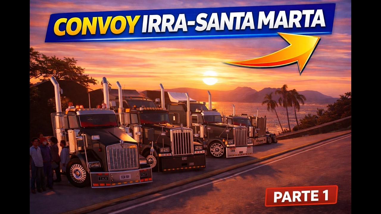🔥 Convoy MAPKALO lleno de ACCIDENTES y RISAS | Irra ➜ Alto Matazano | ATS