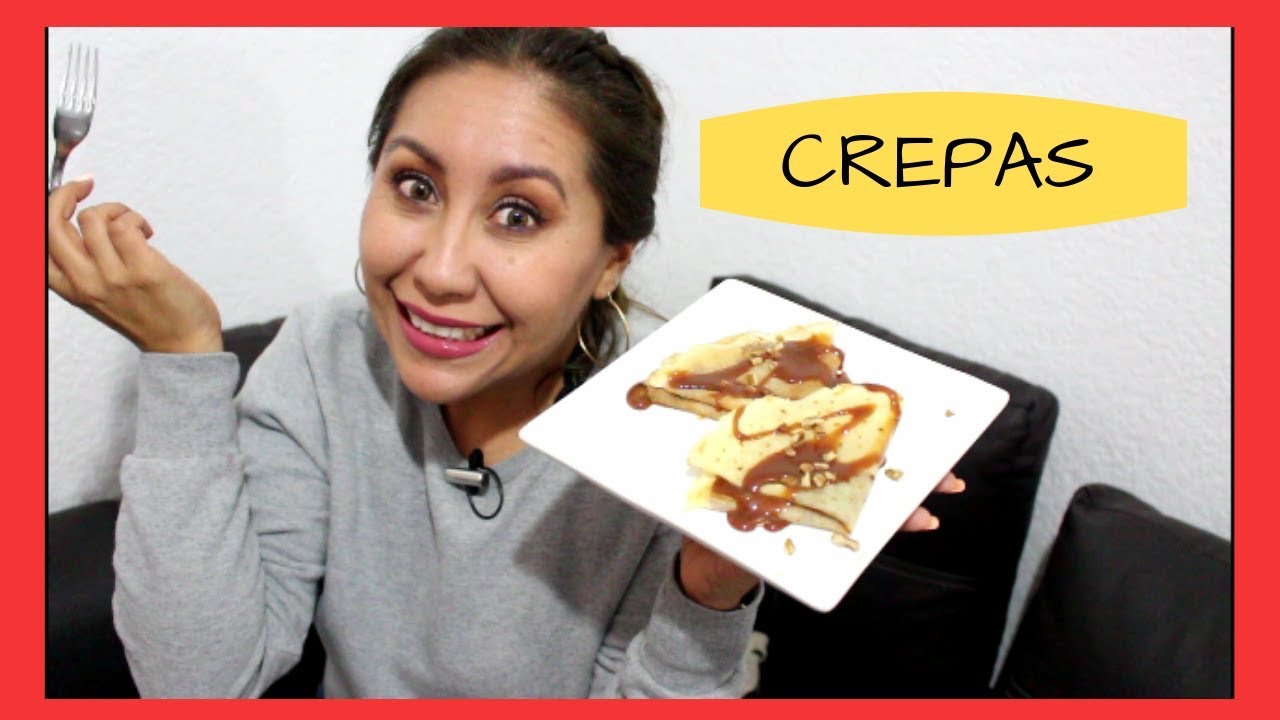 Receta super f&aacute;cil y r&aacute;pida de CREPAS!