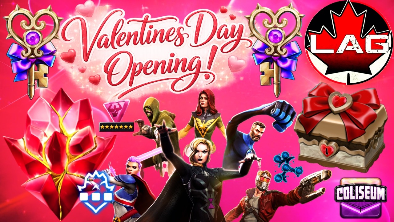 💖🐳 YOU WON'T BELEIVE THIS VALENTINES OPENING.... Love Is A Battlerealm Sale Crystals & Keys! - MCOC