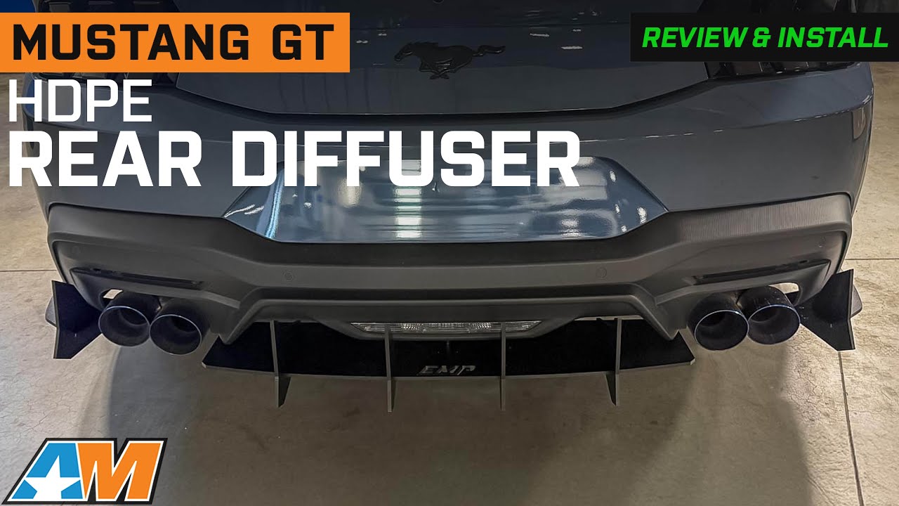 2024-2025 Mustang GT HDPE Rear Diffuser V3 Review & Install