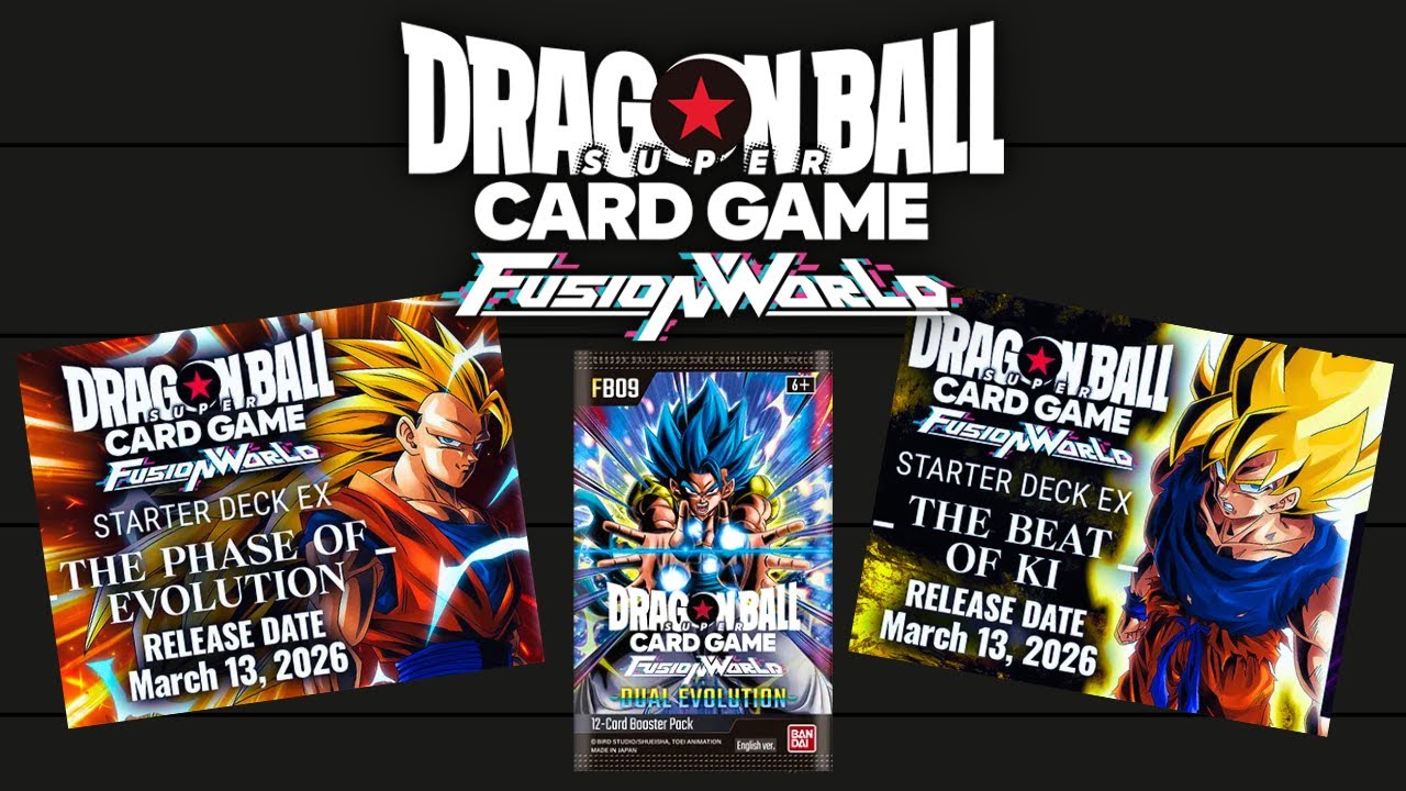 Dragonball Fusion World Set 9 Dual Evolution | 2 New EX Decks!