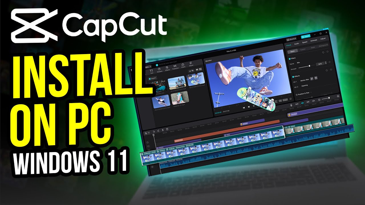 Как установить CapCut на ноутбук/ПК с Windows 11 [Обновлено в 2025 году]