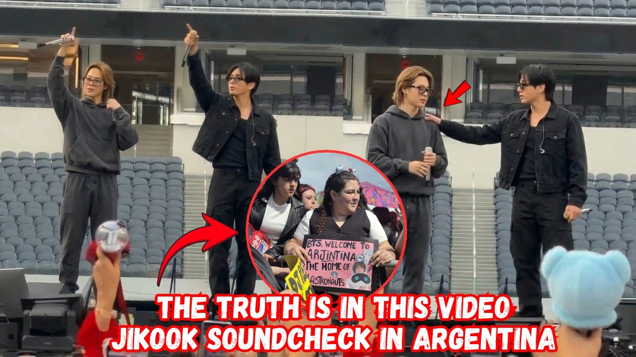🔴 JIKOOK SOUNDCHECK IN ARGENTINA D-1! JUNGKOOK AND JIMIN REVEAL THEIR RELATIONSHIP THROUGH VIDEO 💜