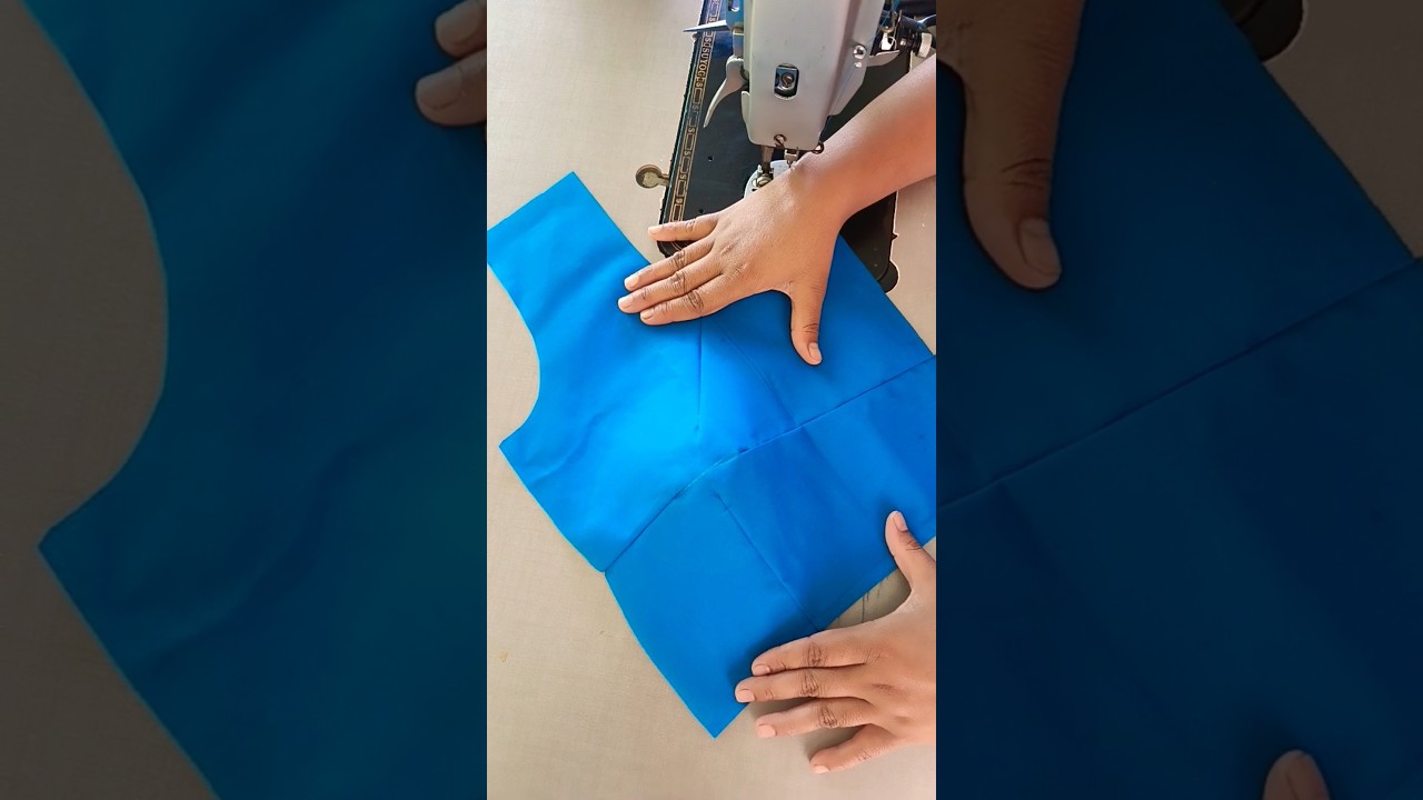 how to stitch perfect 4tucks blouse #shot#shortsvideo