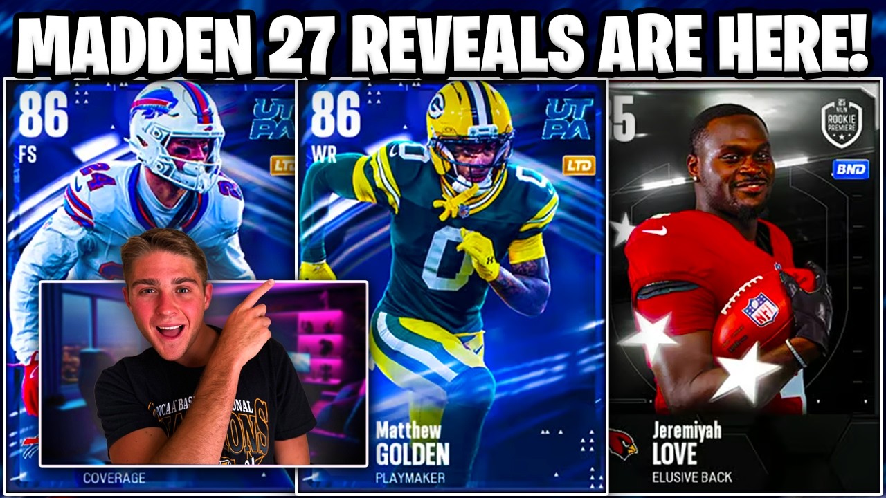 ПОДРОБНОСТИ MADDEN 27 УЖЕ ЗДЕСЬ! ЭВОЛЮЦИИ, ПЕРВЫЙ СЕЗОН, ПРЕМЬЕРЫ НОВИЧКОВ, РАННИЙ ДОСТУП + МНОГО...