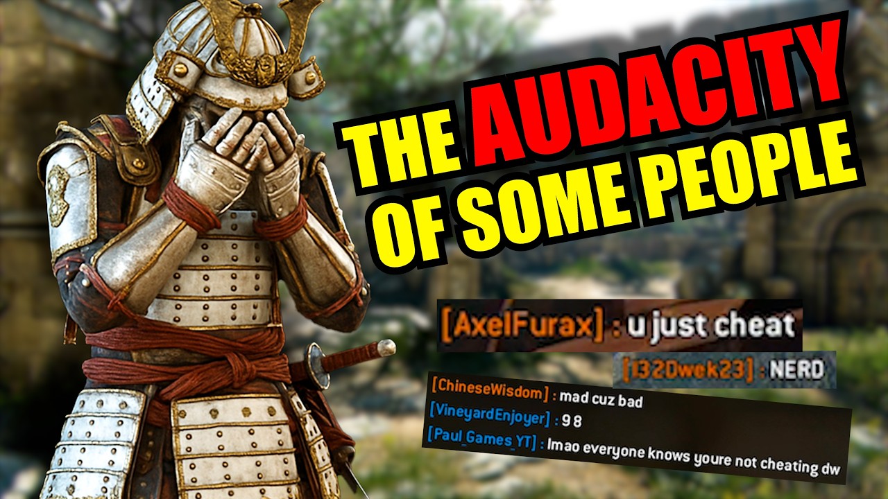 For Honor: Salt Montage 30! More Scripters, Hackusations and Salt