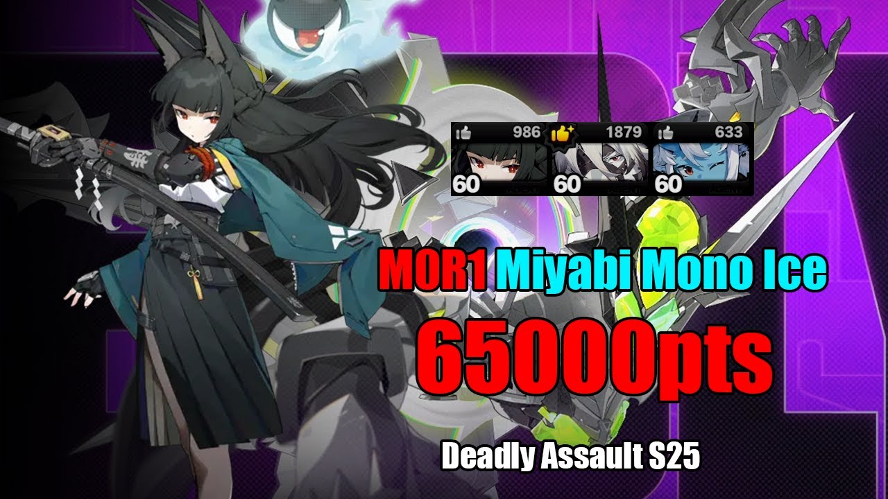M0R1 Miyabi Mono Ice - 65k Marionette Kill | ZZZ Deadly Assault S25