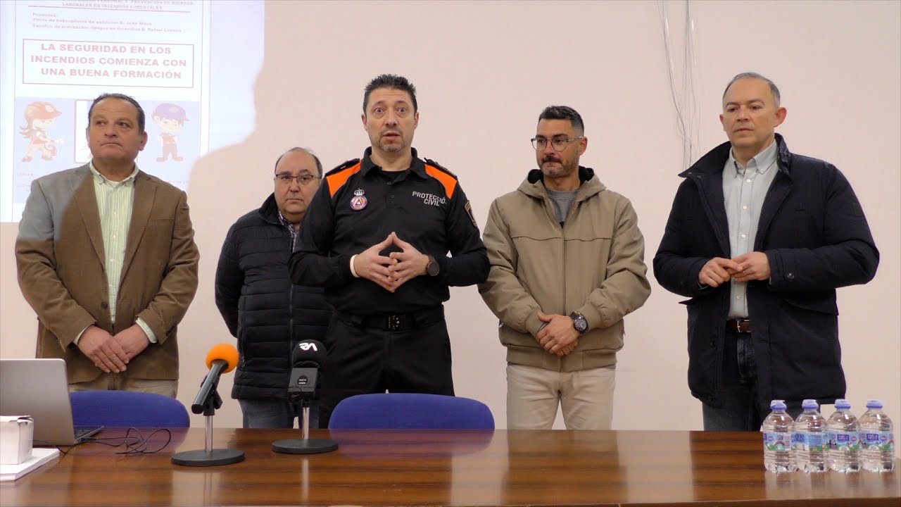 Protección Civil desarrolla en Abarán una jornada de formación en lucha contra incendios